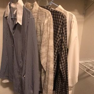 New set of 4 blouse shirts